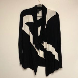 White and Black Cardigan
